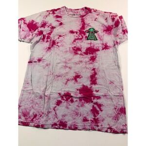 Killer Acid Grunge Limited Alien No Bad Trips Tie Dye Graphic T-Shirt Pink L